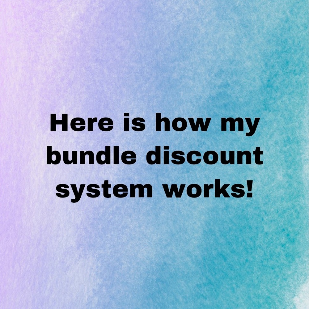 🌟 NEW PRICING / BUNDLE SYSTEM 🌟